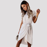 Violeta - Vestido às Riscas