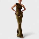 Marília - Vestido Plissado Elegante