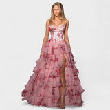 Olívia – Vestido de Gala Florido