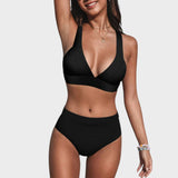 Érica - Biquini Liso de Cintura Alta