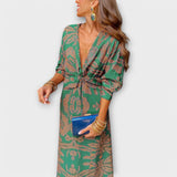 Oriana - Vestido elegante com mangas compridas