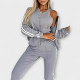 Eulália - Conjunto de casaco, colete e calças