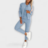 Eulália - Conjunto de casaco, colete e calças