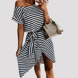 Violeta - Vestido às Riscas