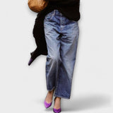 Beatriz - Calças de ganga largas