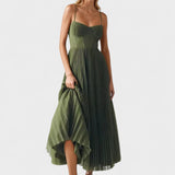 Melissa - Vestido Midi Plissado