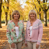 Matilde - Cardigan Floral de Outono