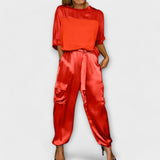 Margarida - Conjunto de Seda de 2 Peças